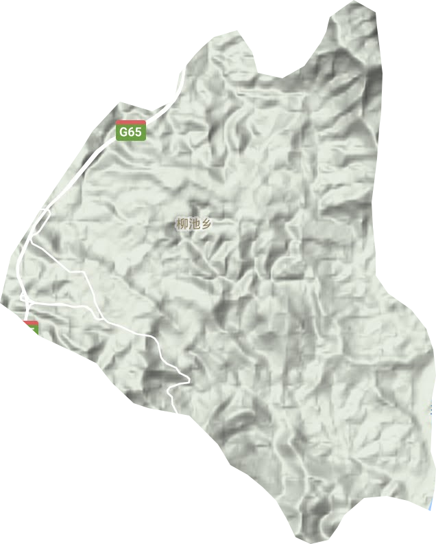 柳池鄉地形圖
