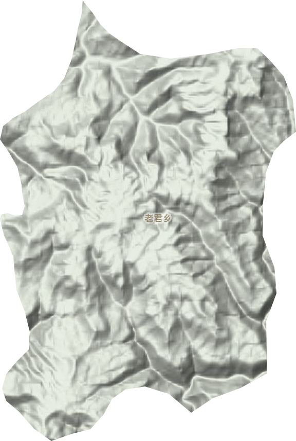 老君鄉地形圖