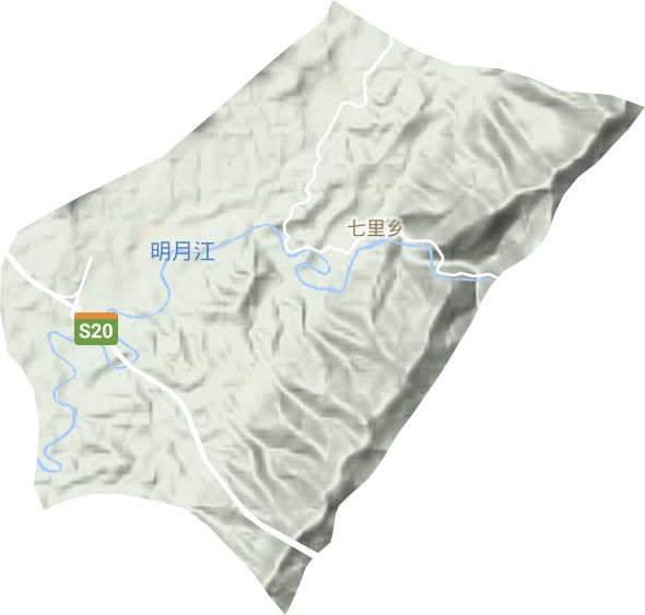 七里鄉(xiāng)地形圖