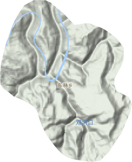 東林鄉地形圖