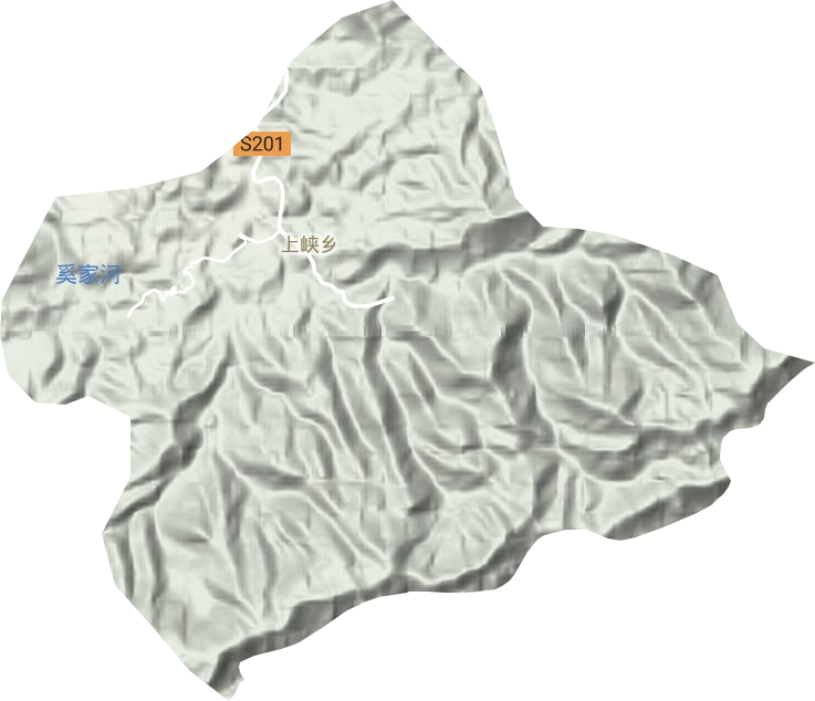 上峽鄉地形圖