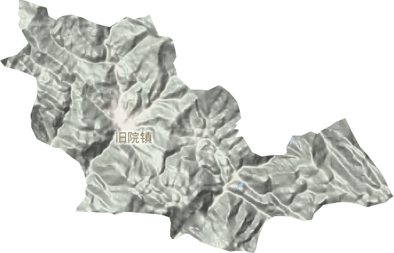 舊院鎮地形圖