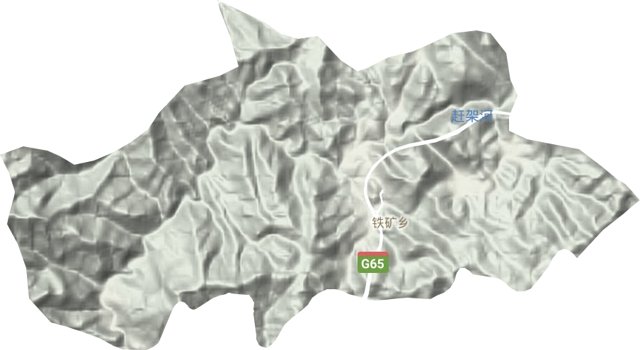 鐵礦鄉地形圖