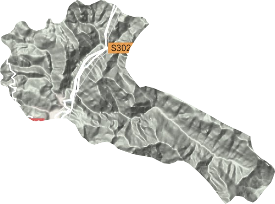梨樹鄉地形圖