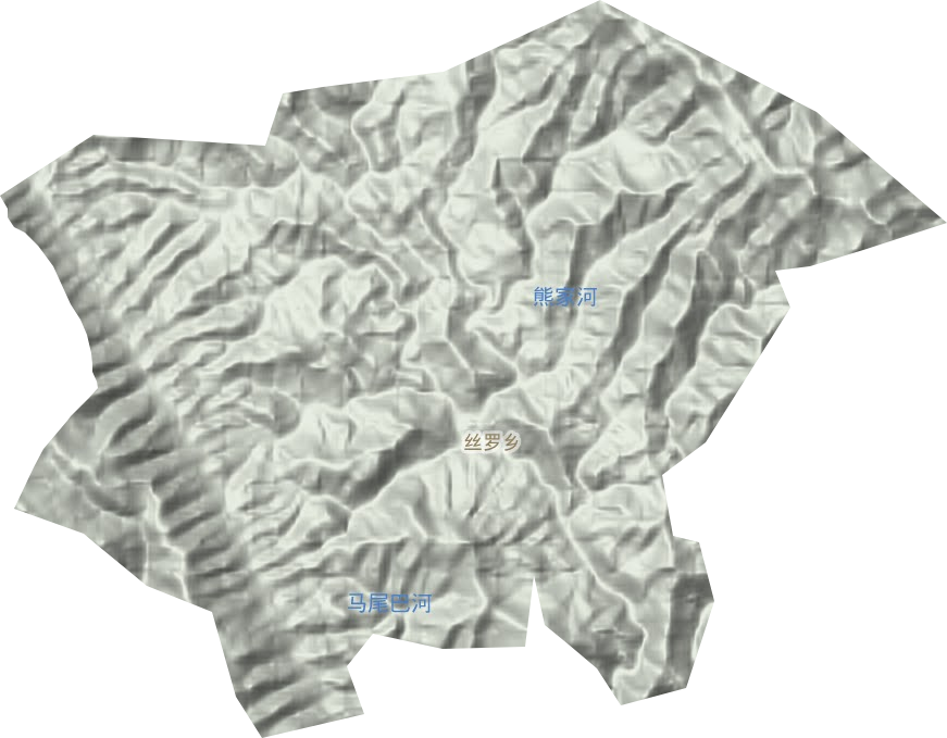 絲羅鄉地形圖