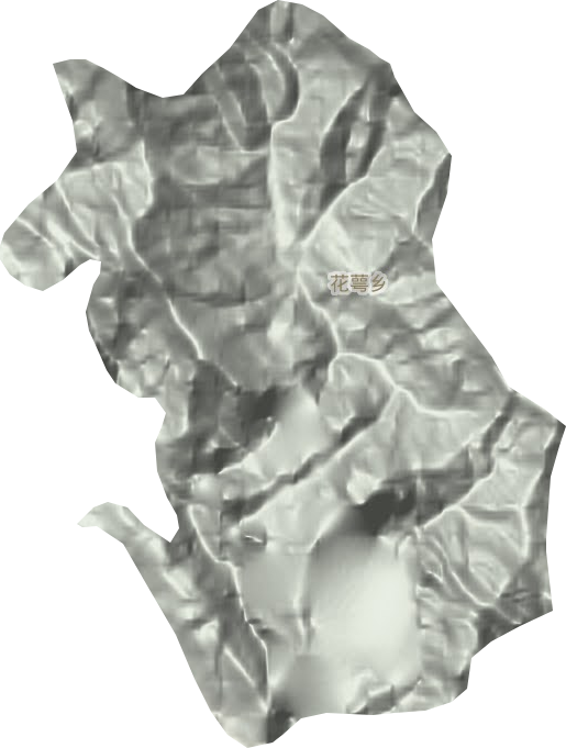 花萼鄉地形圖