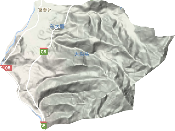 唐家鎮(zhèn)地形圖