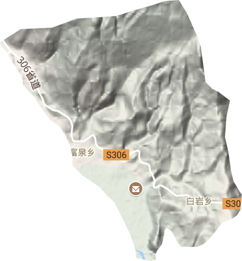 富泉鎮地形圖