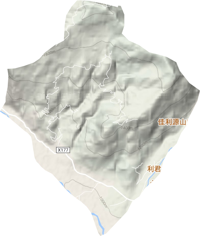 大田鄉地形圖