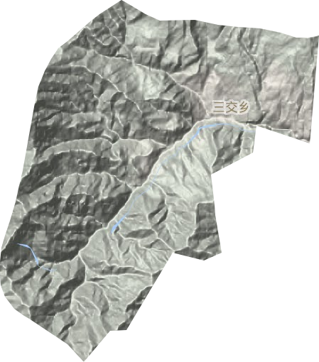 三交鄉地形圖