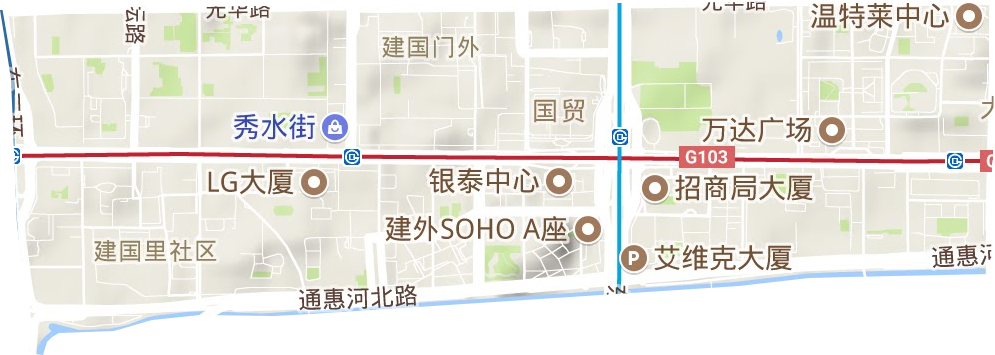 建外街道地形圖