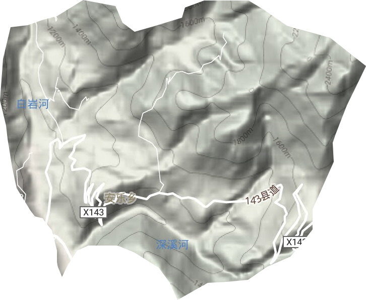 安樂鄉地形圖