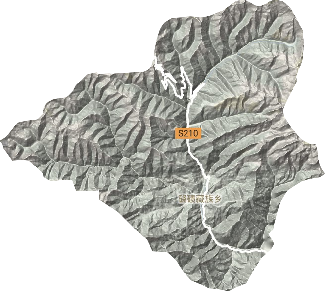 磽磧鄉(xiāng)地形圖