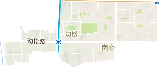 勁松街道地形圖