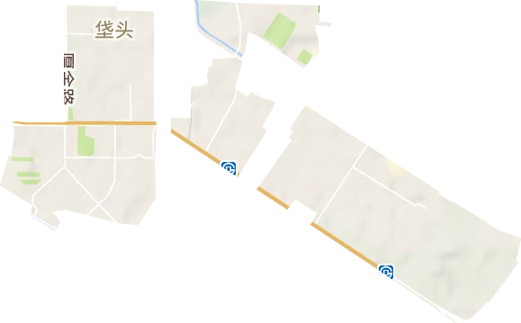 垡頭街道地形圖