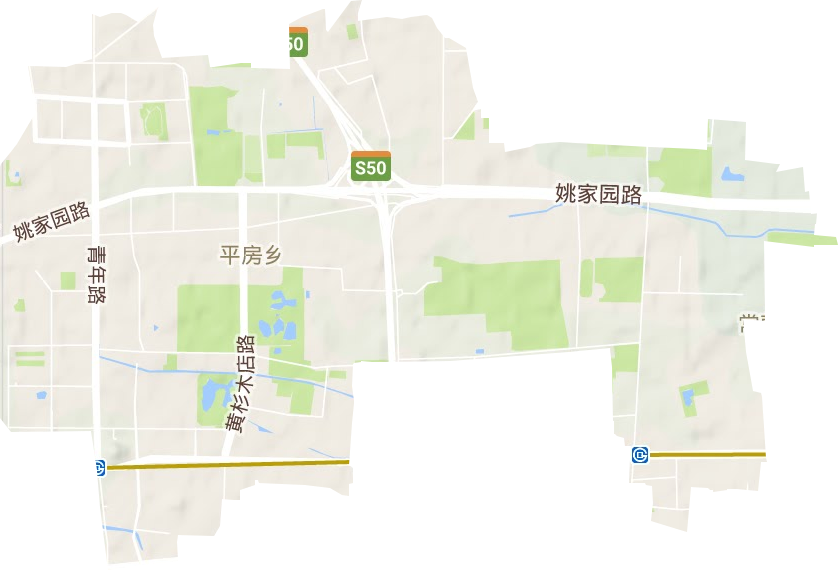 平房地區辦事處地形圖