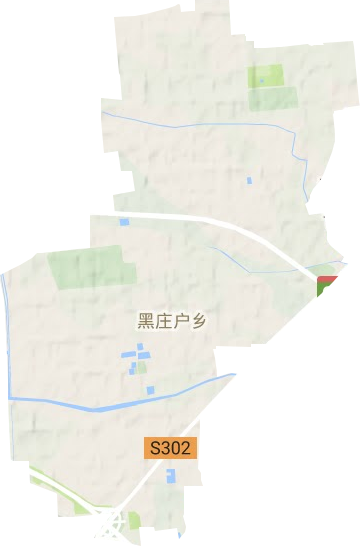 黑莊戶地區辦事處地形圖