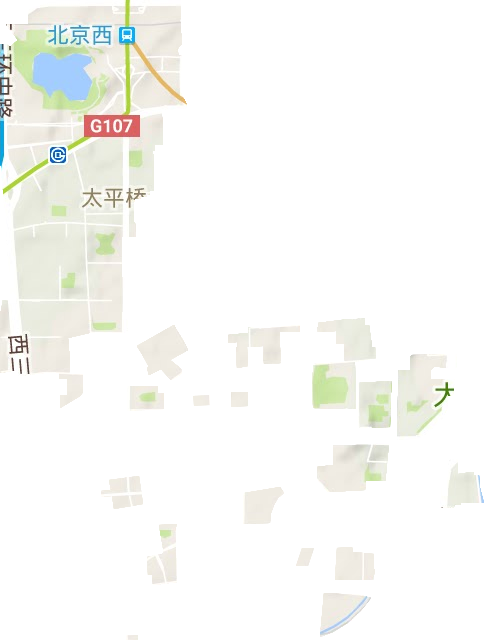 太平橋街道地形圖
