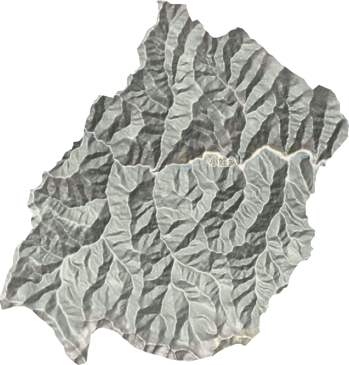 小姓鄉地形圖