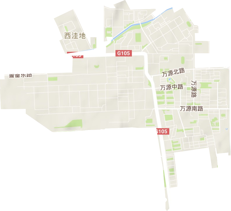 東高地街道地形圖