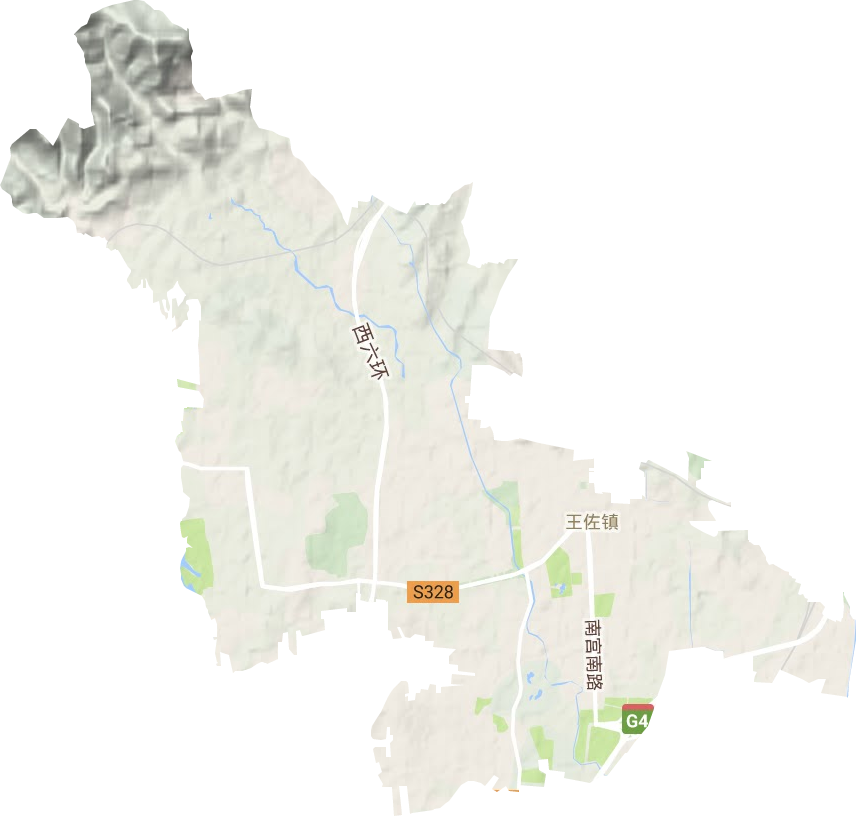 王佐鎮地形圖
