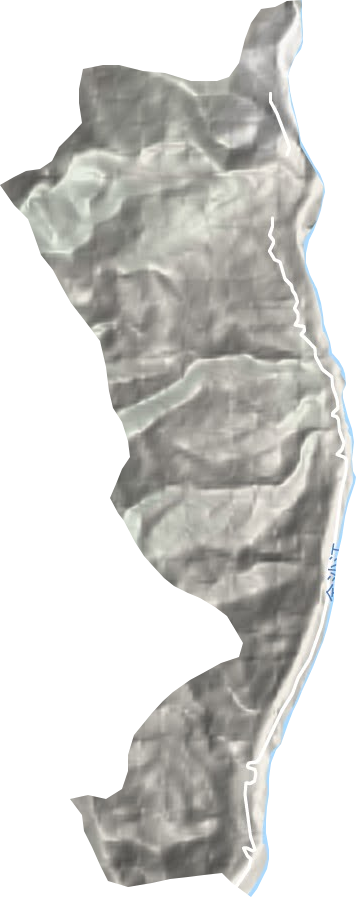 白鶴灘鎮地形圖
