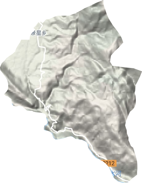景星鄉(xiāng)地形圖