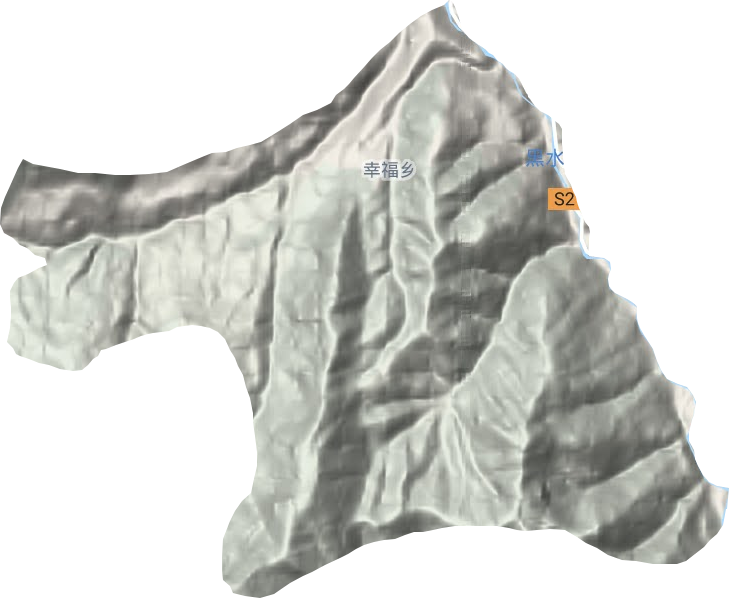 幸福鄉(xiāng)地形圖