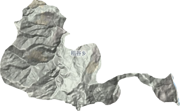 稻谷鄉地形圖