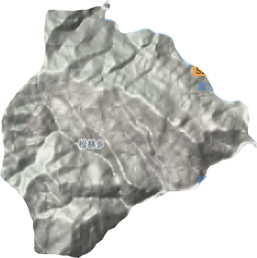 松林鄉地形圖