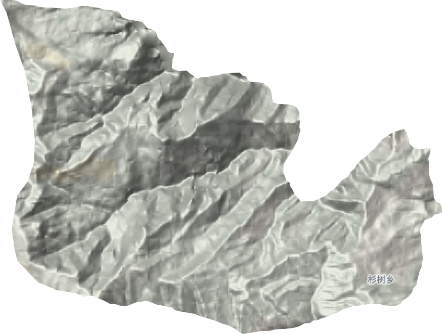 杉樹鄉(xiāng)地形圖