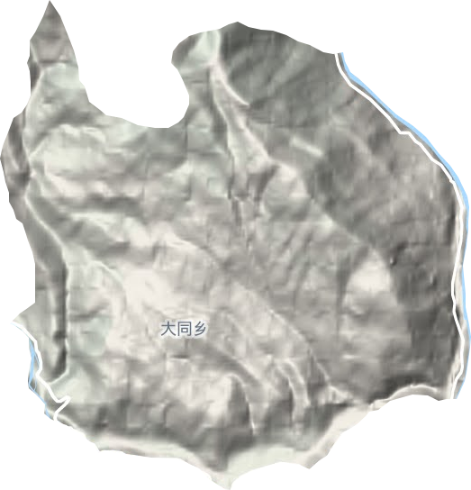 大同鄉(xiāng)地形圖
