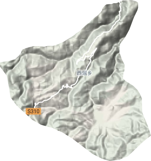 西瑤鄉地形圖