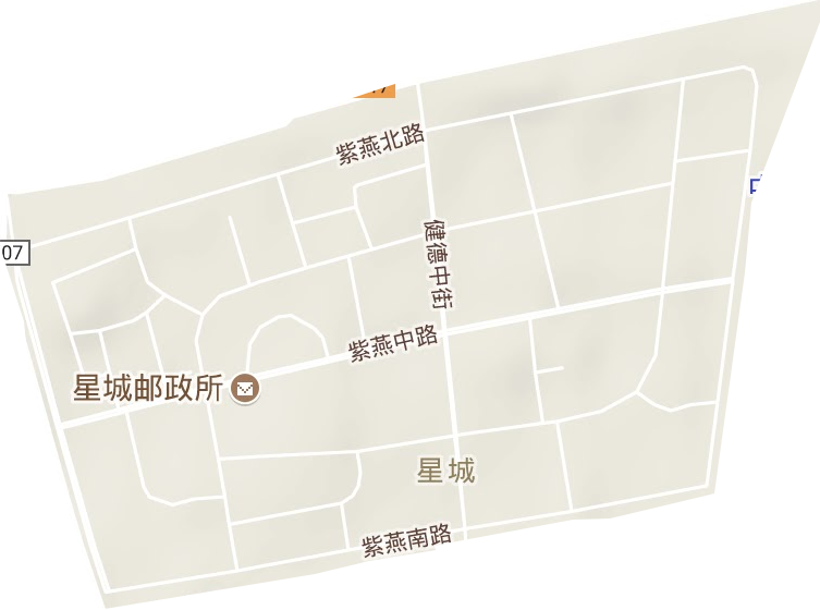 星城街道地形圖