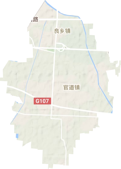 良鄉地區辦事處地形圖