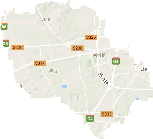 閻村鎮(zhèn)地形圖