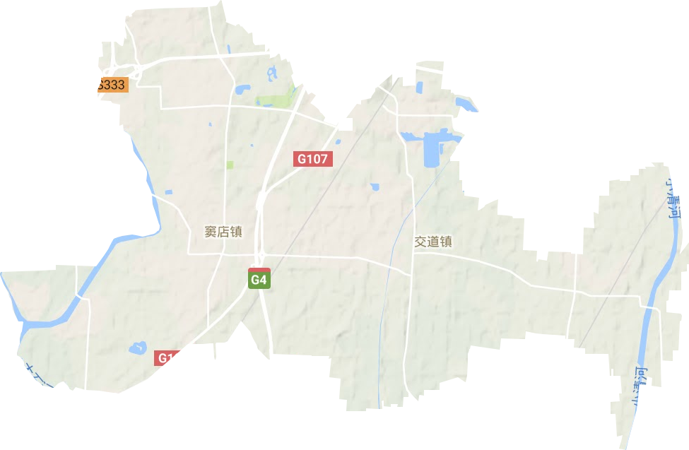 竇店鎮地形圖