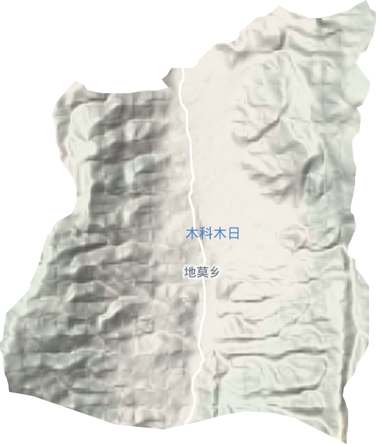 地莫鄉地形圖