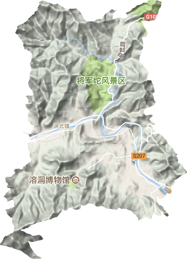 河北鎮地形圖