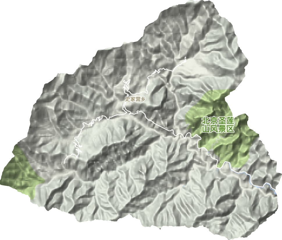 史家營鄉地形圖