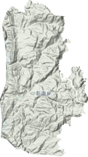 新南鎮地形圖