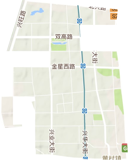 清源街道地形圖