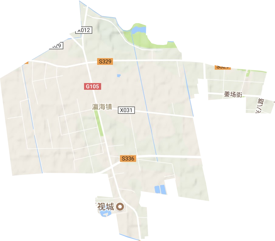 瀛海地區(qū)辦事處地形圖