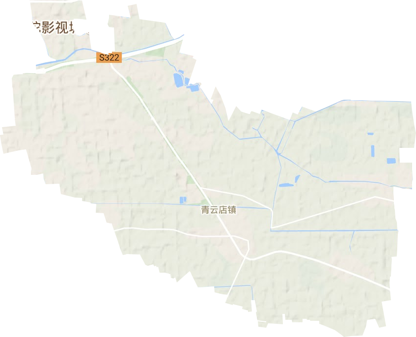 青云店鎮(zhèn)地形圖
