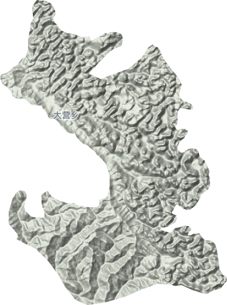 大營鄉地形圖