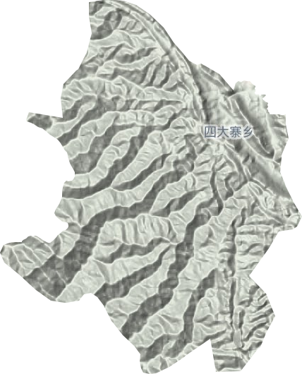 四大寨鄉地形圖