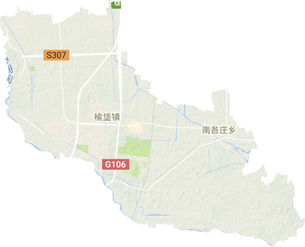 榆垡鎮(zhèn)地形圖