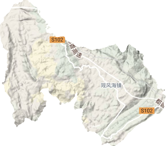觀風海鎮地形圖
