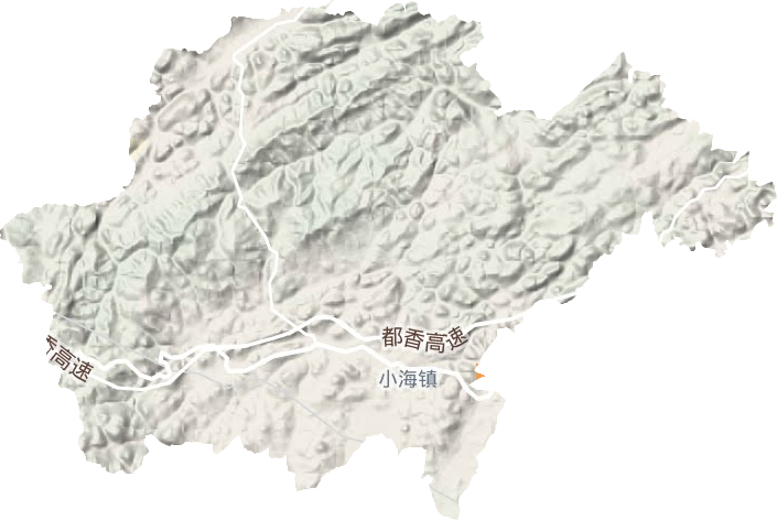 小海鎮地形圖