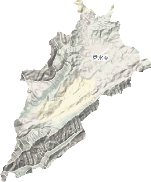 秀水鎮地形圖